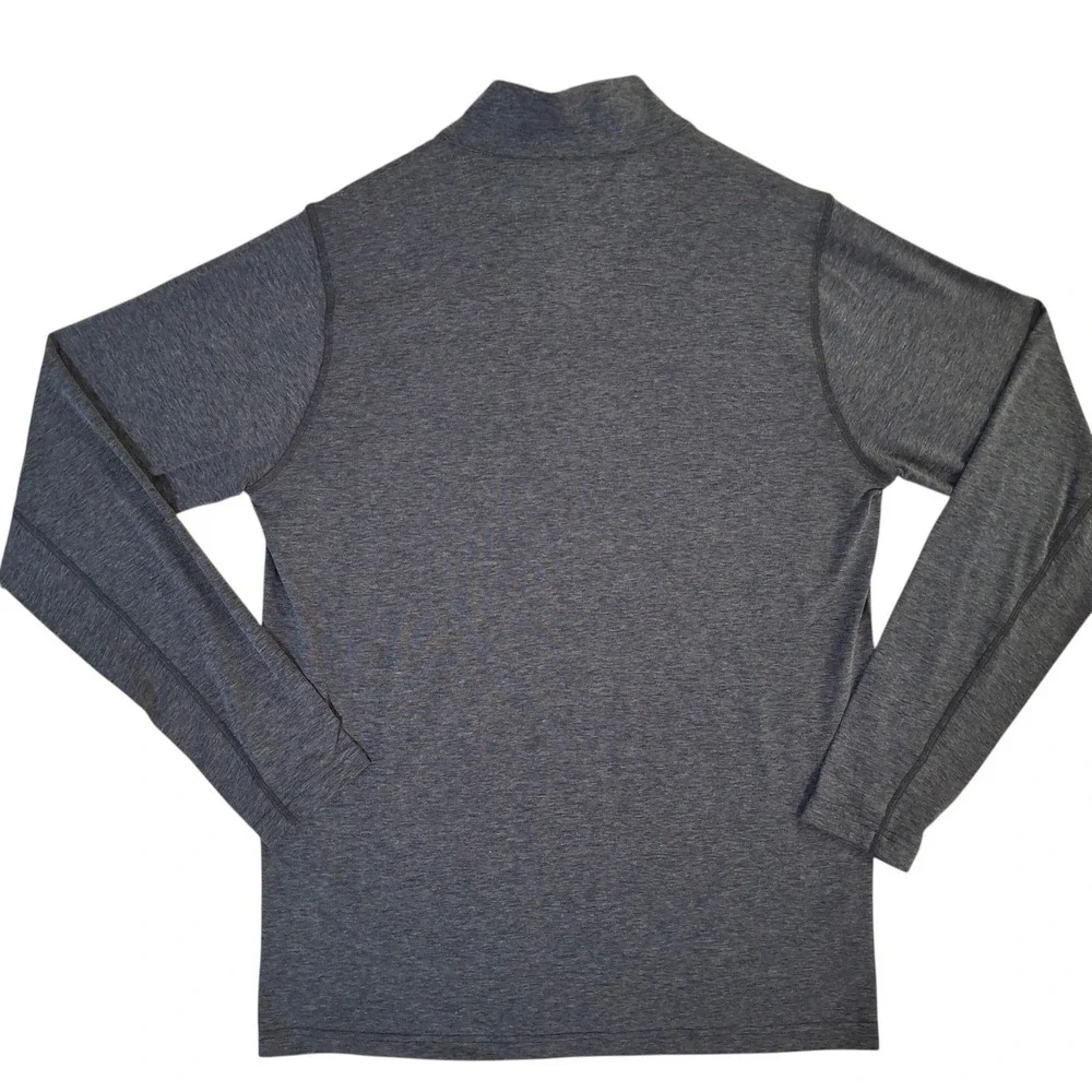 Travis Mathew 1/4 Zip Pullover Mens Medium Charcoal Gray Heather Golf Sweater